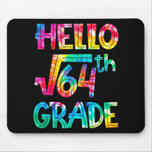 Back to school 8th Grade Square Root of 64 math ki Mouse Mat