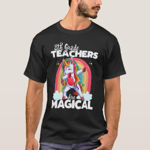 Back To School 8th Grade Teacher Unicorn Magical T T-Shirt