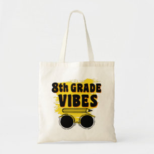 Back To School 8th Grade Vibes Shirt First Day Kid Tote Bag