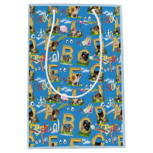 Back To School ABC Repeat Design Medium Gift Bag