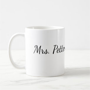 Back to school add teacher name year school name  coffee mug