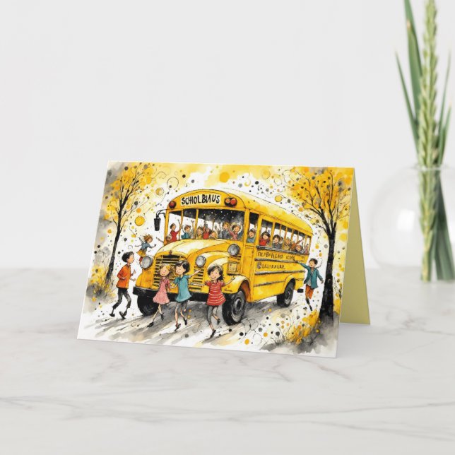 Back to School Again  Card (Front)