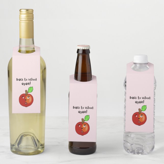 Back to school apple bottle tag (In Situ)