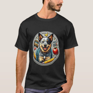 Back To School Australian Cattle Dog Boys Girls Ow T-Shirt