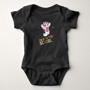 Back to school baby bodysuit