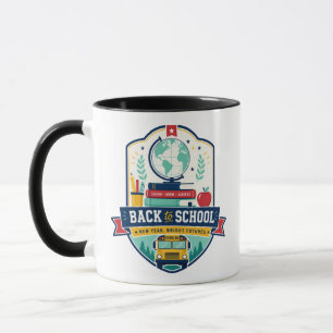Back to School Badge Design Mug
