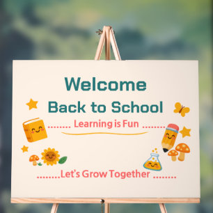 Back to School Banner Classroom Decor Welcome