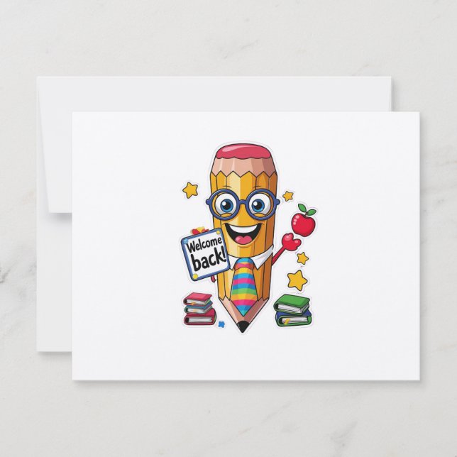 Back to School Bash – Looking Sharp Invitation (Front)