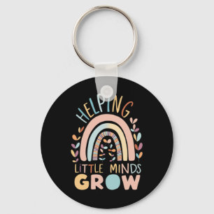 Back-to-school Boho Helping Little Minds Grow Teac Key Ring
