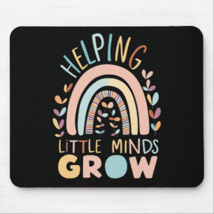 Back-to-school Boho Helping Little Minds Grow Teac Mouse Mat