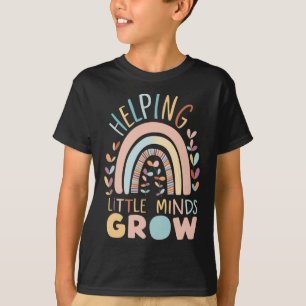 Back-to-school Boho Helping Little Minds Grow Teac T-Shirt