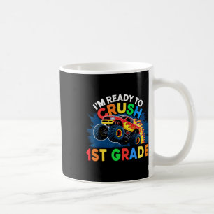 Back To School Boys First Day Of 1st Grade Monster Coffee Mug