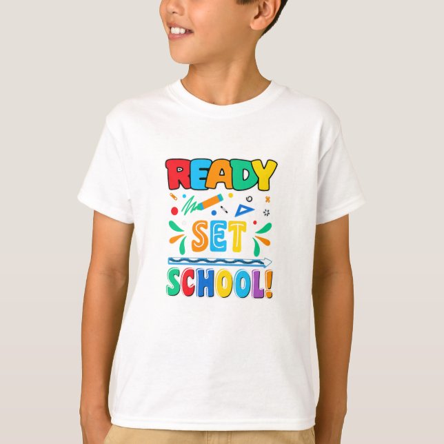 Back to School Boys First Day Tee (Front)