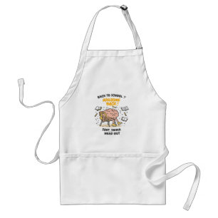 Back to School Brain – Ight, Imma Head Out Standard Apron