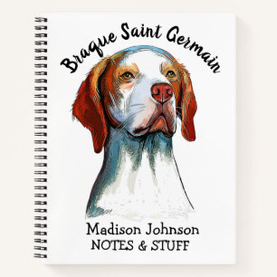 Back to school Braque Saint Germain notebook