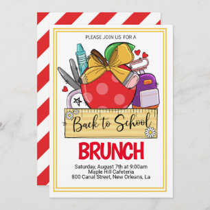 Back to School Brunch Invitation