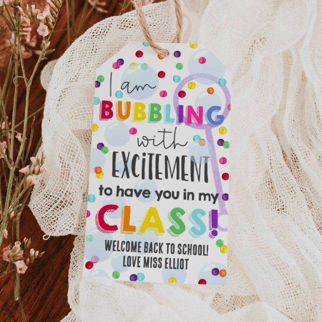 Back To School Bubbles Gift Tag (Creator Uploaded)