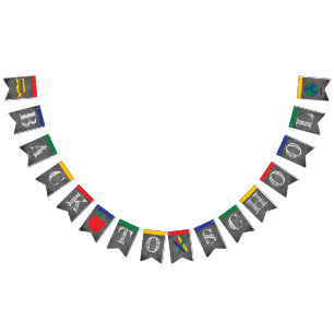 Back to School Bunting Flags