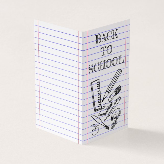 Back to School Business Card (Outside)