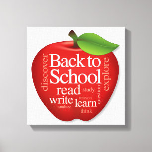 Back to School Canvas Print