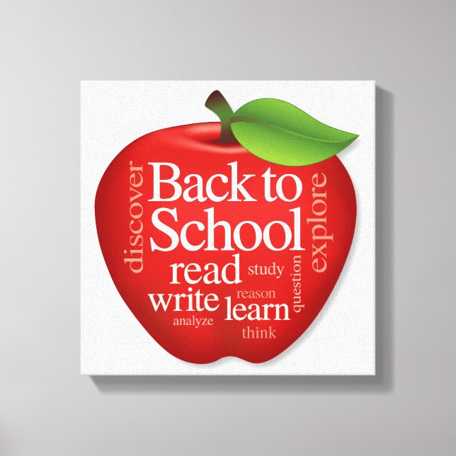Back to School Canvas Print (Front)