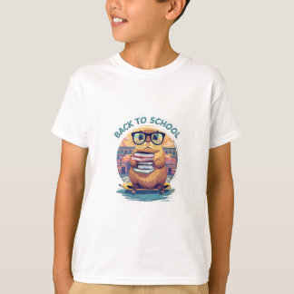 Back to School Capybara – Cute Animal T-Shirt