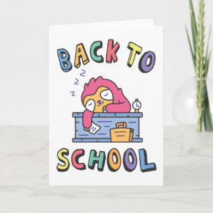 Back to school card