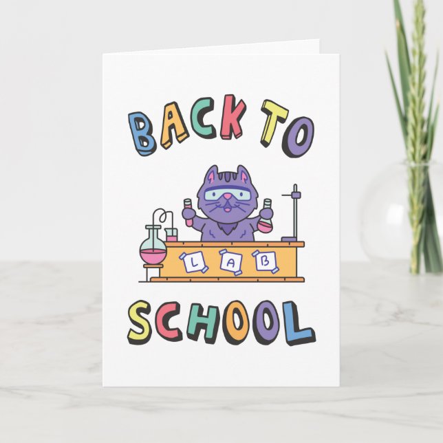 Back to school card (Front)