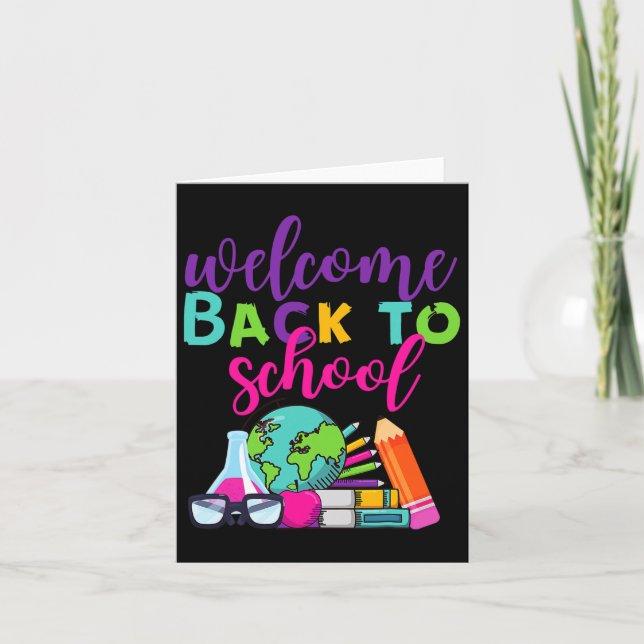 Back To School  Card (Front)