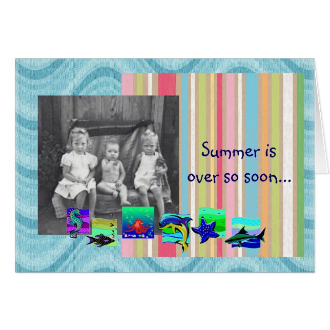 back to School card (Front Horizontal)