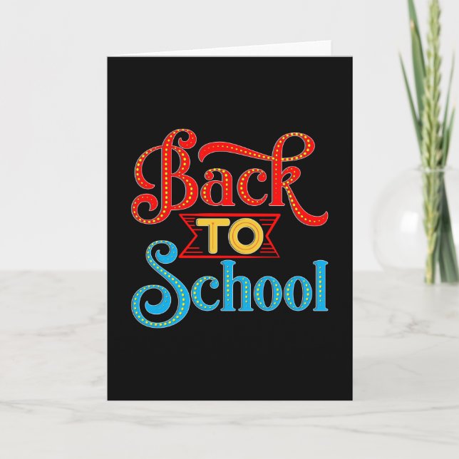 Back to School Card (Front)