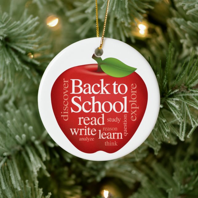 Back to School Ceramic Tree Decoration (Tree)