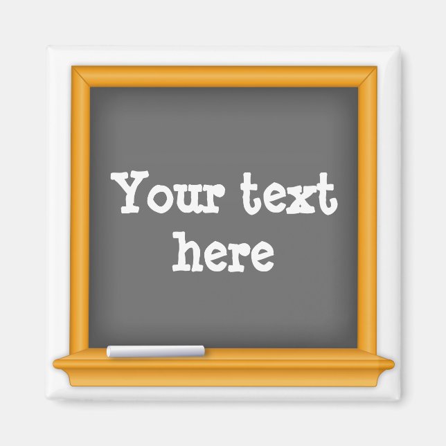 Back to School Chalkboard  Magnet (Front)