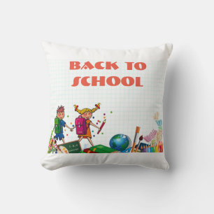 Back to school children cushion