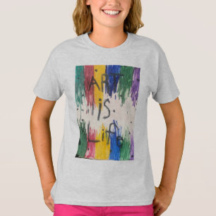 back to school christmas kids art T-Shirt