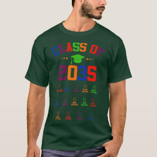 Back To School Class of 2035 Grow With Me Pre-K 12 T-Shirt