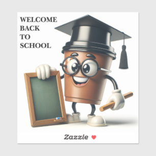 Back to School Coffee Cup Stickers