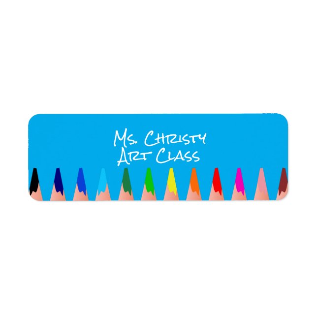 Back to School Coloured Pencils (Front)