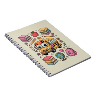 Back to School Coquette Teacher Kindergarten PreK  Notebook