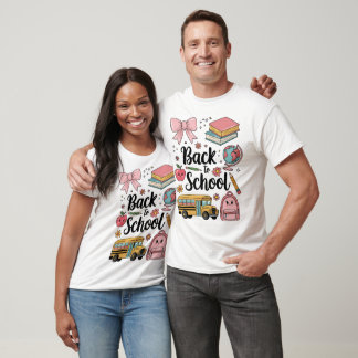 Back To School Coquette Teacher Kindergarten Prek T-Shirt