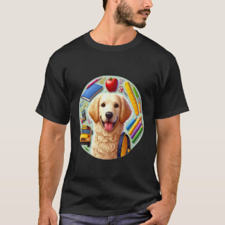 Back To School Curly-Coated Retriever Dog Boys Gir T-Shirt