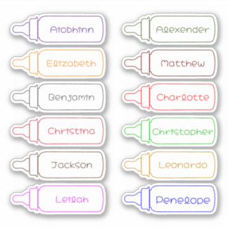 Back to School Custom Multiple Name Stickers