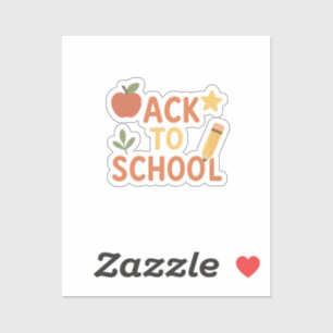 Back to School Custom Vinyl Sticker