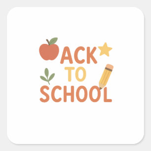 Back to School Custom Vinyl Sticker