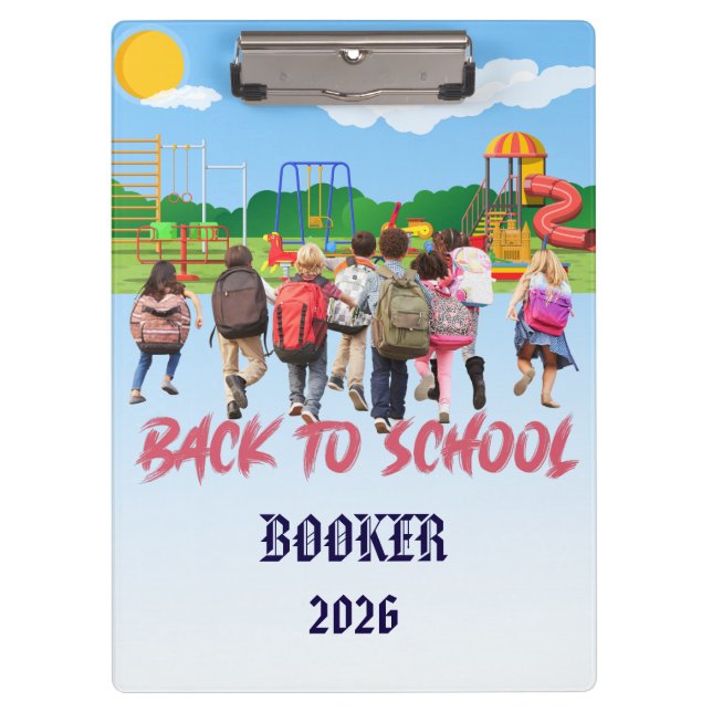 Back-To-School Customisable Clipboard (Front)