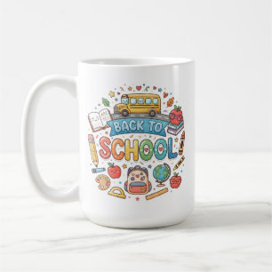 Back to school. Cute. Colourful. Mug