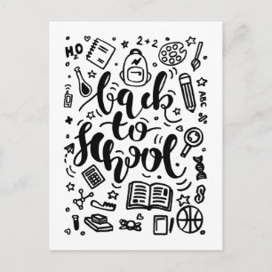 Back to School Education Postcard
