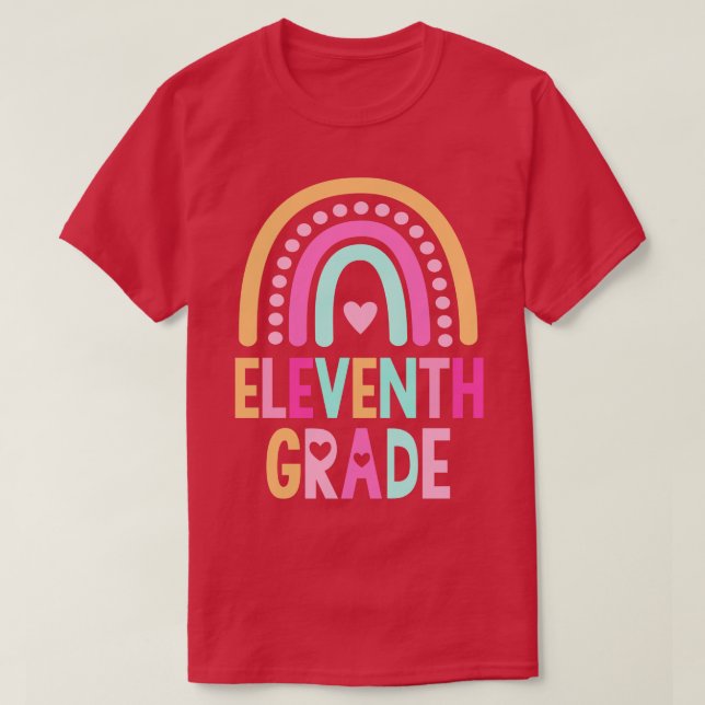 Back To School eleventh Grade Rainbow Kids Women M T-Shirt (Design Front)