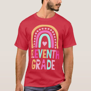 Back To School eleventh Grade Rainbow Kids Women M T-Shirt