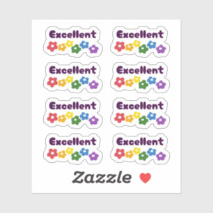 Back to School "Excellent" Stickers